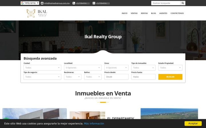 Screenshot of ikalrealtygroup.com