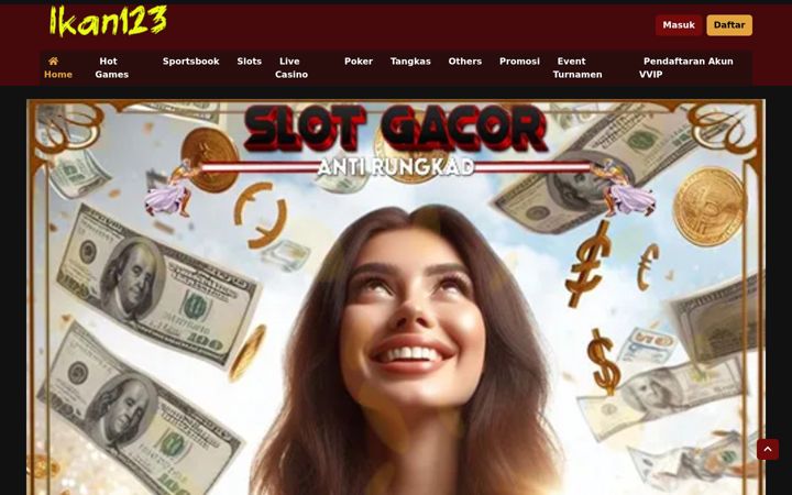 Screenshot of ikan123slot.com