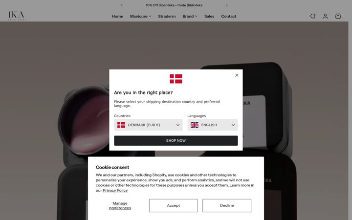 Screenshot of ikanailshop.at