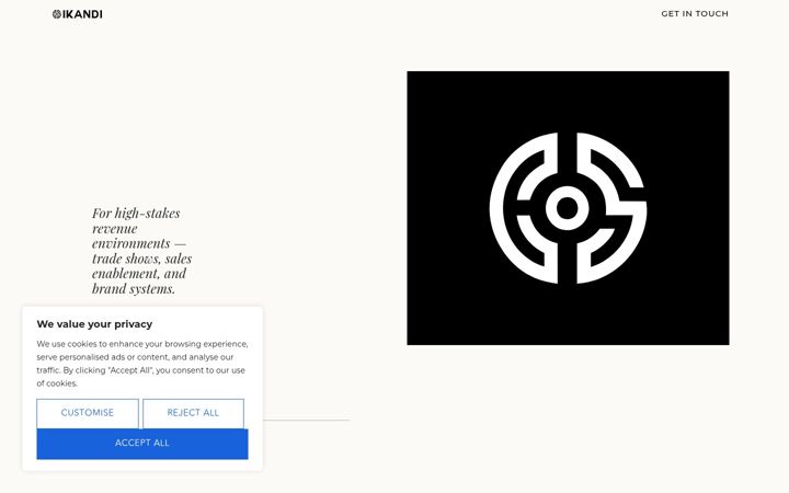 Screenshot of ikandidesign.com