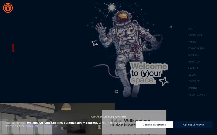 Screenshot of ikantine.com