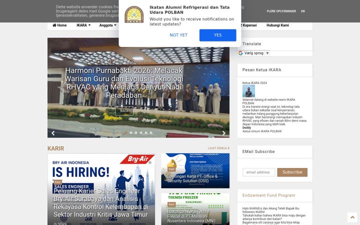 Screenshot of ikara.or.id