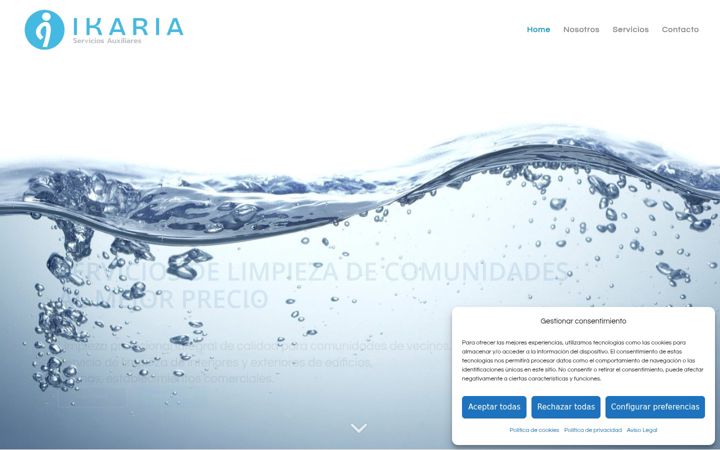 Screenshot of ikariaservicios.com