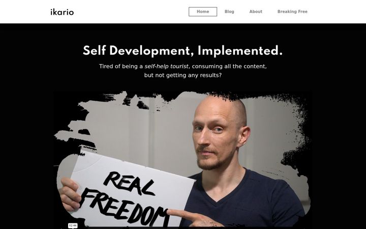 Screenshot of ikario.com