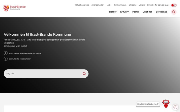Ekrano kopija ikast-brande.dk