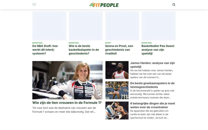 Screenshot of ikbenfit.com