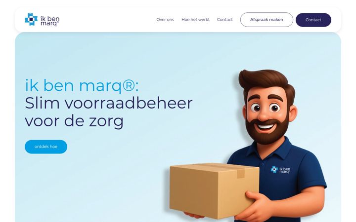 Screenshot di ikbenmarq.com