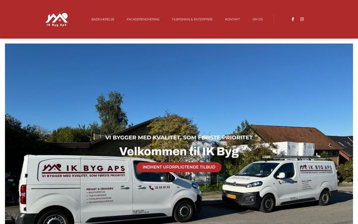 Screenshot of ikbyg.dk
