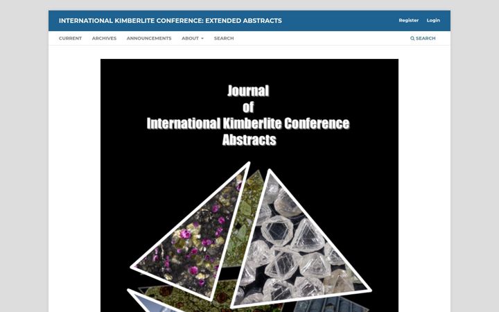 Screenshot of ikcabstracts.com