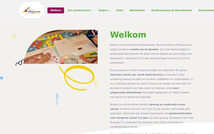 Screenshot of ikcrheezerveen.nl