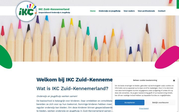 Screenshot of ikczuidkennemerland.nl