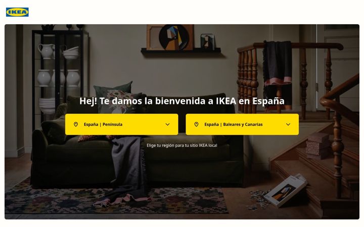 Screenshot of ikea.es