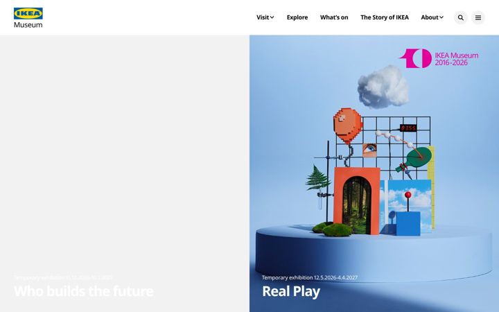 Screenshot von ikeamuseum.com