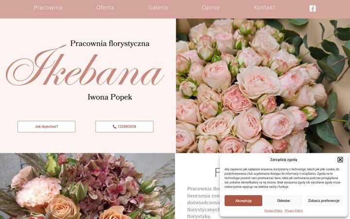 Screenshot of ikebanakwiaciarnia.pl