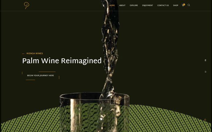 Skærmbillede af ikengawines.com