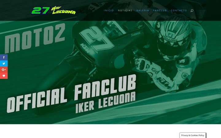 Skærmbillede af ikerlecuona.com