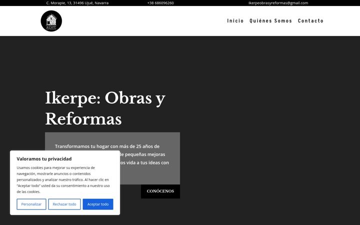 Screenshot of ikerpeobrasyreformas.com