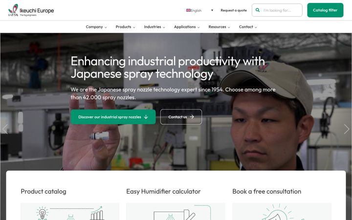 Screenshot of ikeuchi.eu