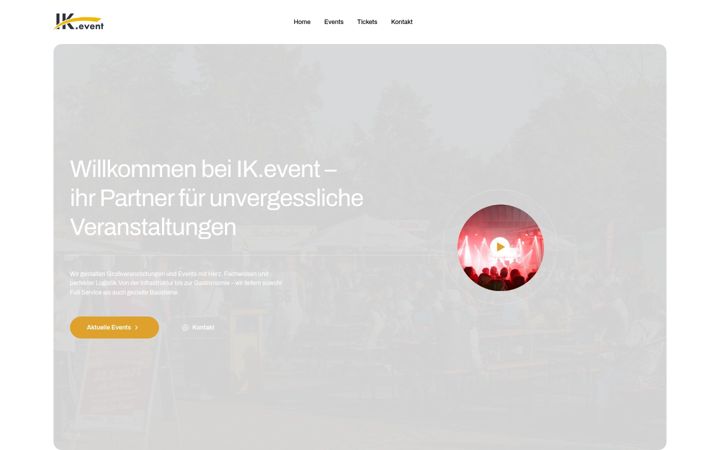 Screenshot of ikevent.de