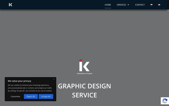 Screenshot of ikgraphicstudio.pl