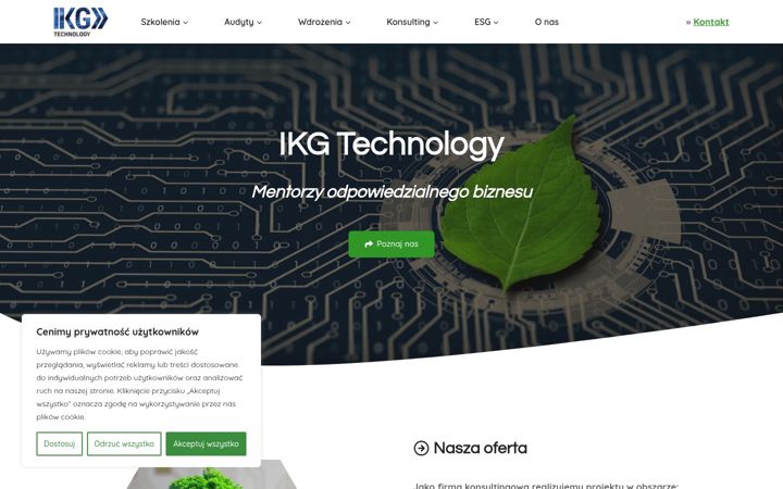 Screenshot of ikgtechnology.org.pl
