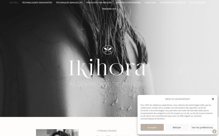 Screenshot of ikihora.fr