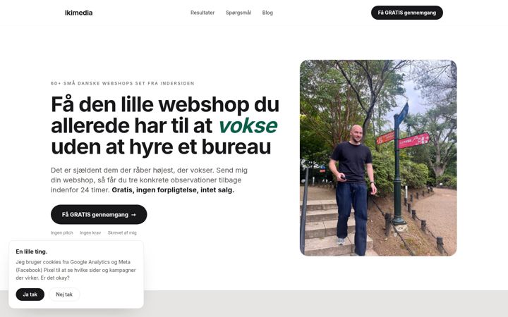 Screenshot of ikimedia.dk