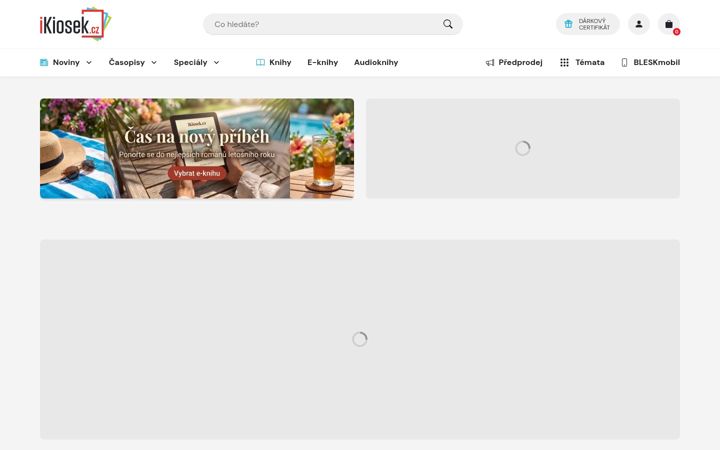 Screenshot of ikiosek.cz