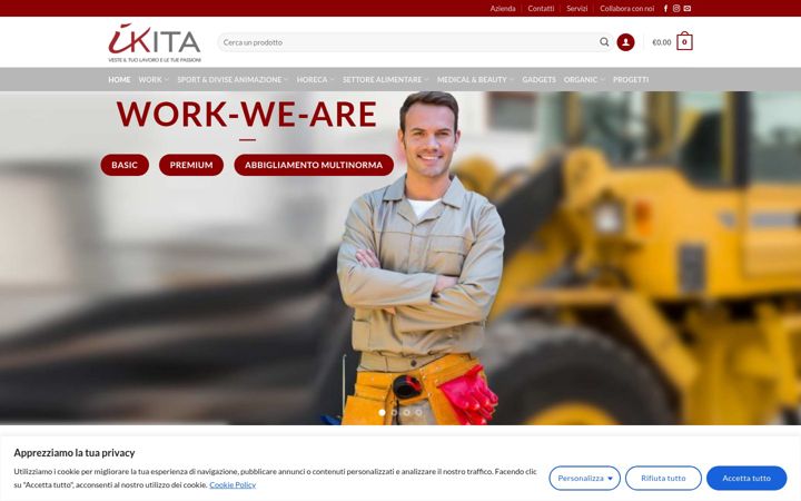 Screenshot of ikita.it