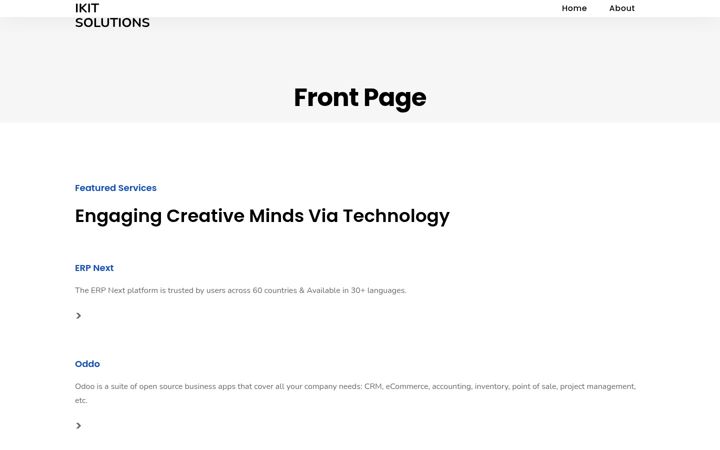 Screenshot of ikitsolutions.com
