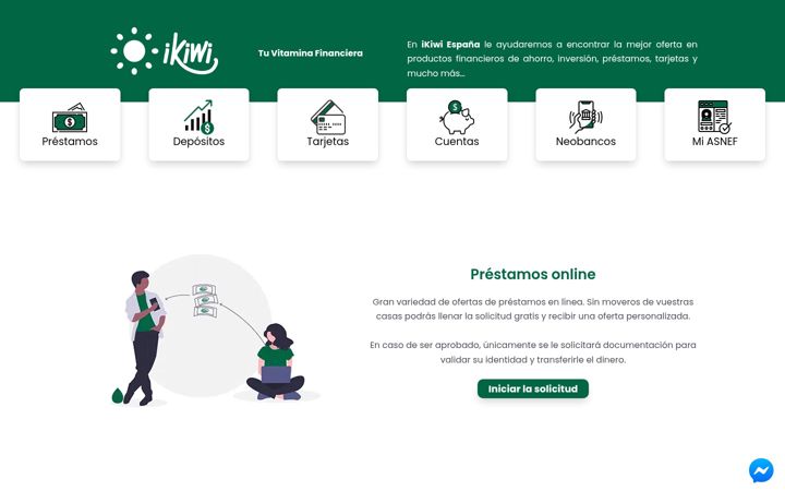 Screenshot of ikiwi.com.es