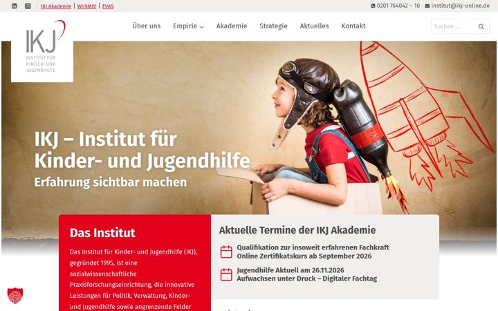 Screenshot of ikj-mainz.de