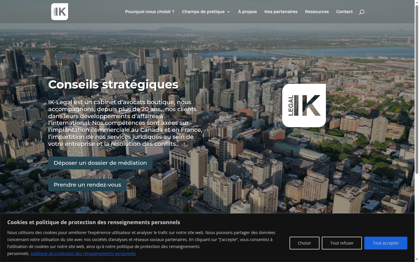 Screenshot tal-banner tal-kunsens muri qabel kwalunkwe interazzjoni