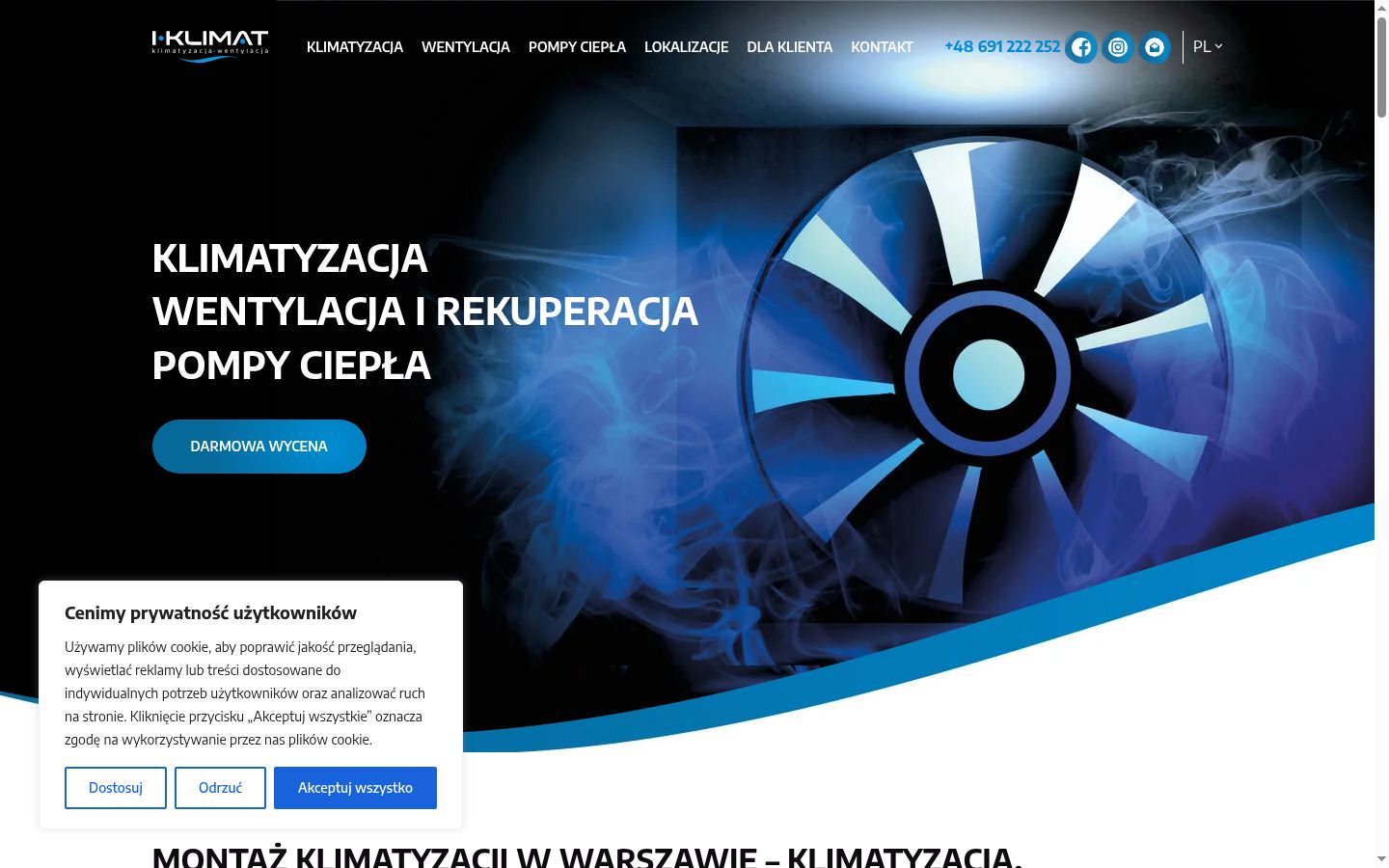 Snímka obrazovky banera súhlasu zobrazeného pred akoukoľvek interakciou