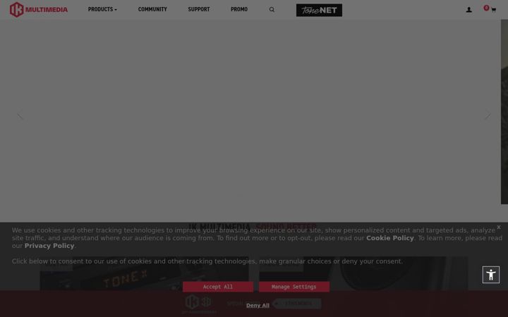 Skärmbild av ikmultimedia.com