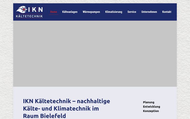 Screenshot of ikn-kaeltetechnik.de