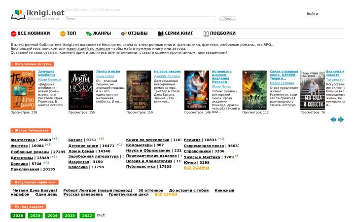 Screenshot of iknigi.net