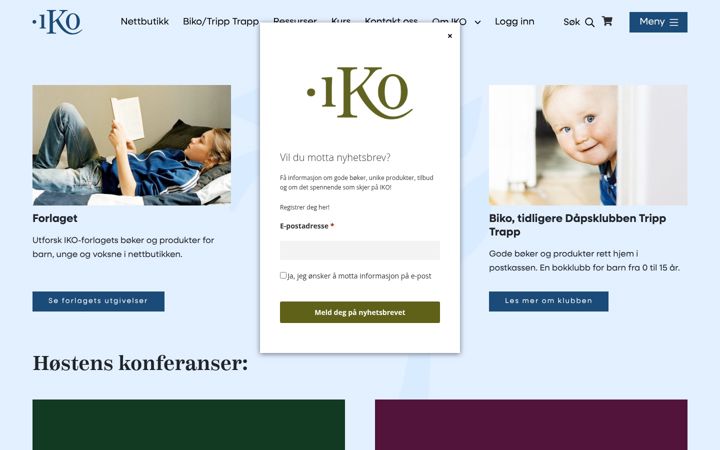 Screenshot of iko.no