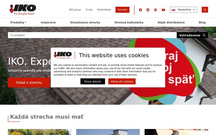 Screenshot of iko.sk