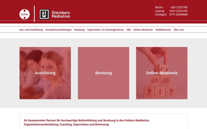 Screenshot of ikome.de