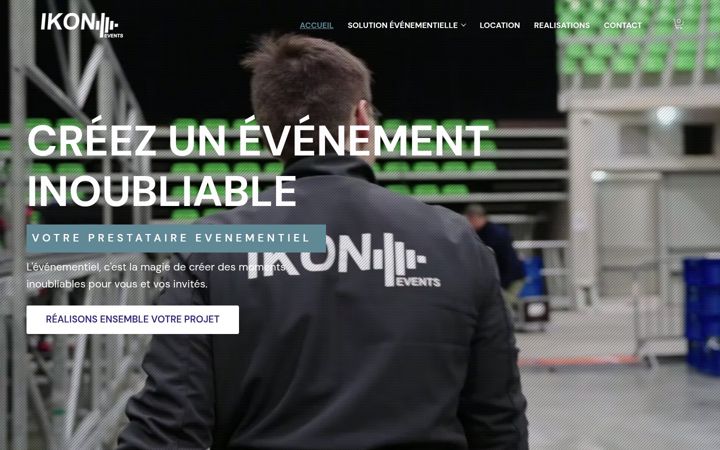 Skærmbillede af ikon-events.com