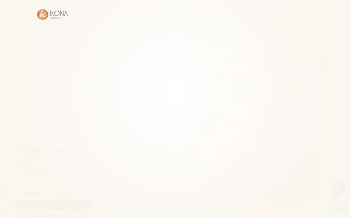 Screenshot of ikona-aesthetics.de