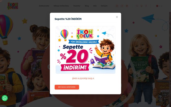 Screenshot of ikoncocuk.com