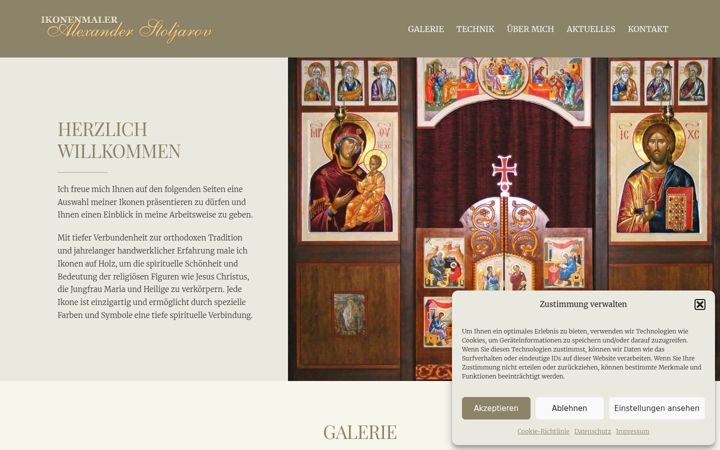 Screenshot of ikonenmaler-stoljarov.de