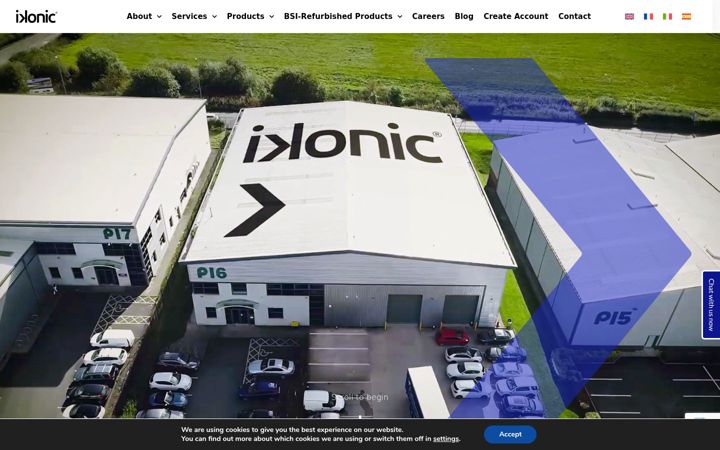 Skærmbillede af ikonic.com