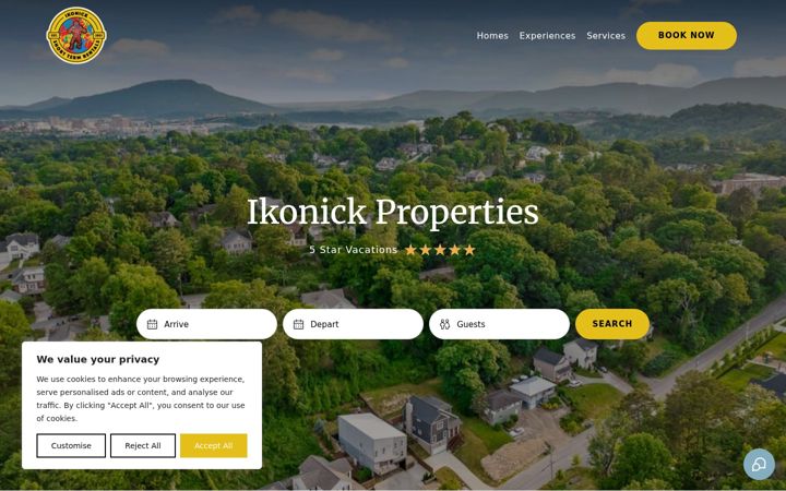 Screenshot of ikonickshorttermrentals.com