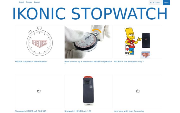 Skærmbillede af ikonicstopwatch.com