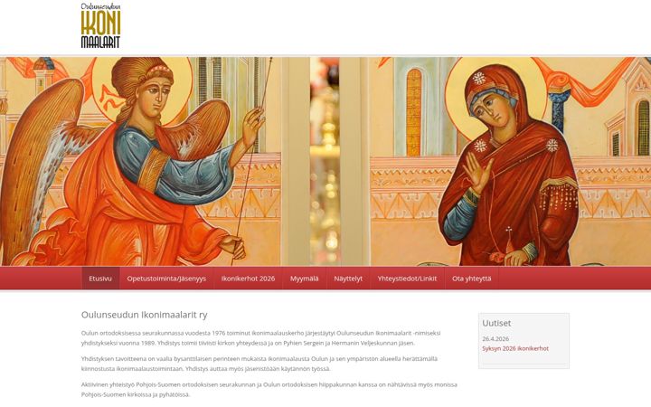Screenshot of ikonimaalarit.fi