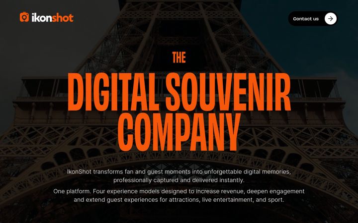 Screenshot of ikonshot.com