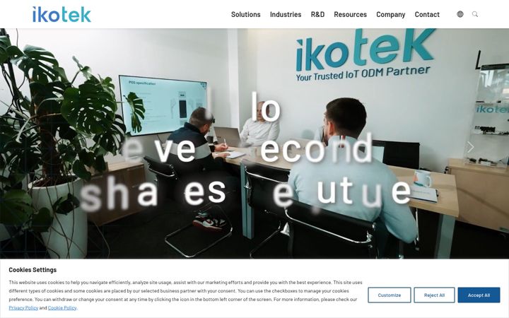 Screenshot of ikotek.com